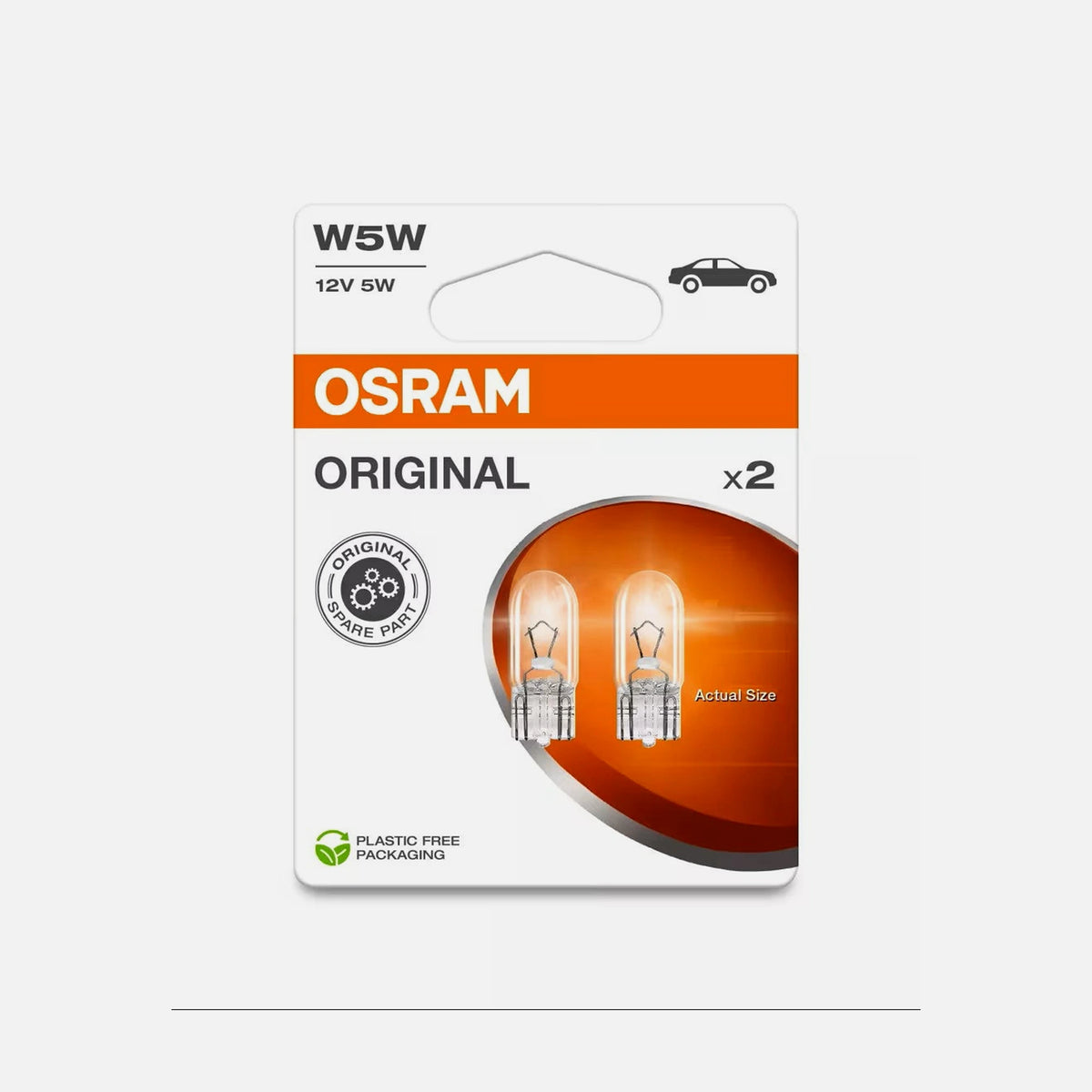 OSRAM Original W5W 12V 5W Car Bulb (Glass Wedge) — LEDVANCE OSRAM