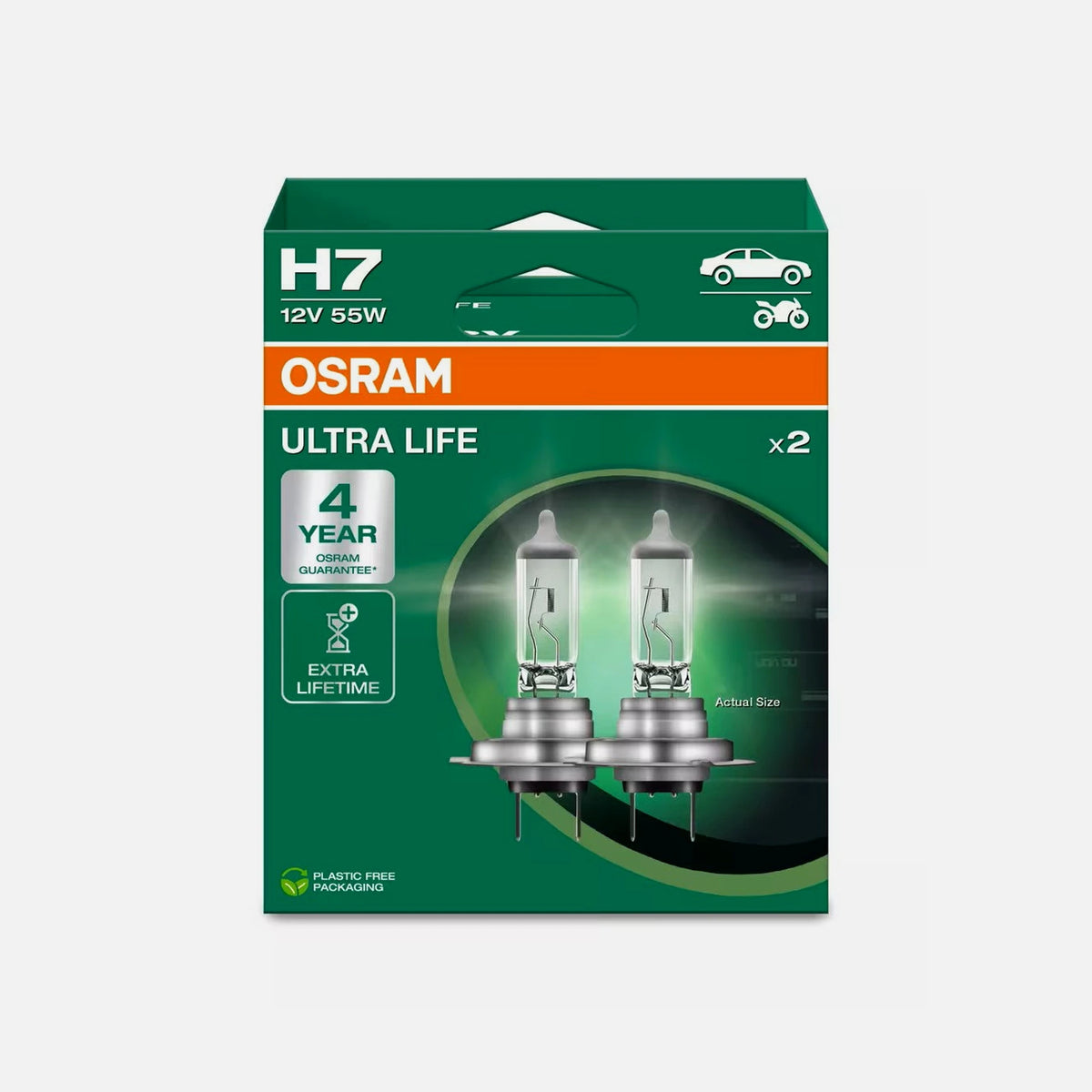 OSRAM Ultra Life H7 12V 55W Headlight Bulb — LEDVANCE OSRAM