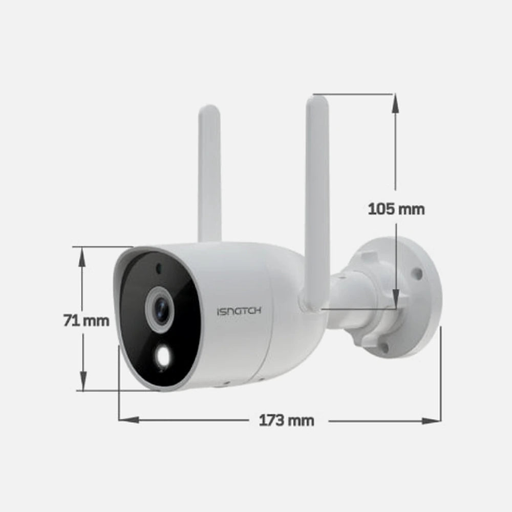 iSNATCH HeyCam Bull Ultra 4MP Dual-Band Wi-Fi Bullet Camera — iSNATCH
