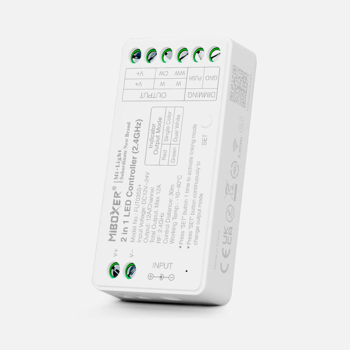 MiBoxer FUT035S+ 2.4GHz 2-in-1 LED Controller — MPL