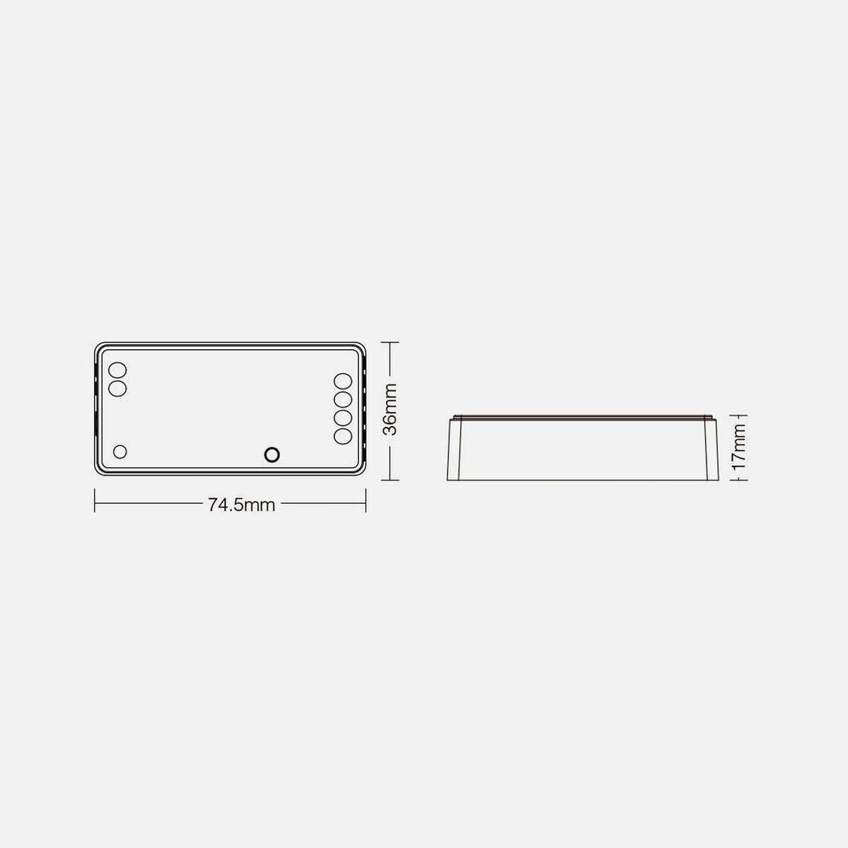 MiBoxer FUT035S+ 2.4GHz 2-in-1 LED Controller — MPL