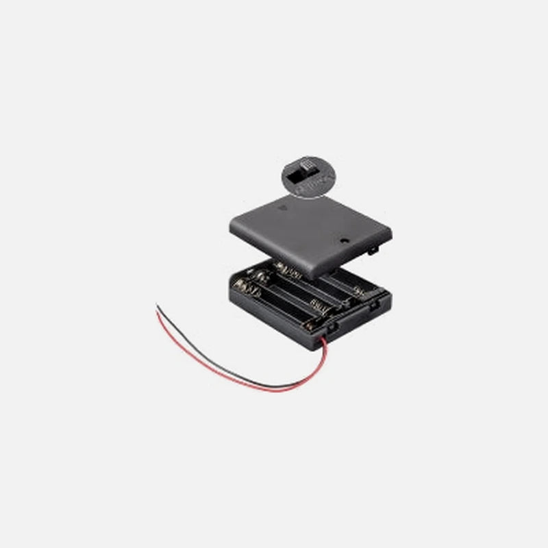 GBC Battery Box 4×AAA with On/Off Switch — GBC