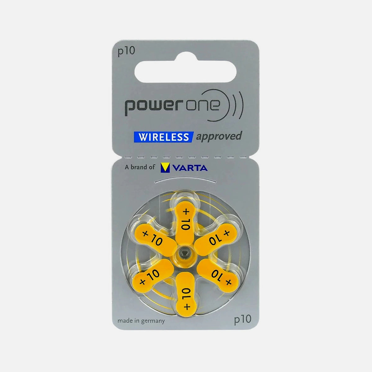 Varta Zinc-Air Hearing Aid P10 / PR70 — Varta