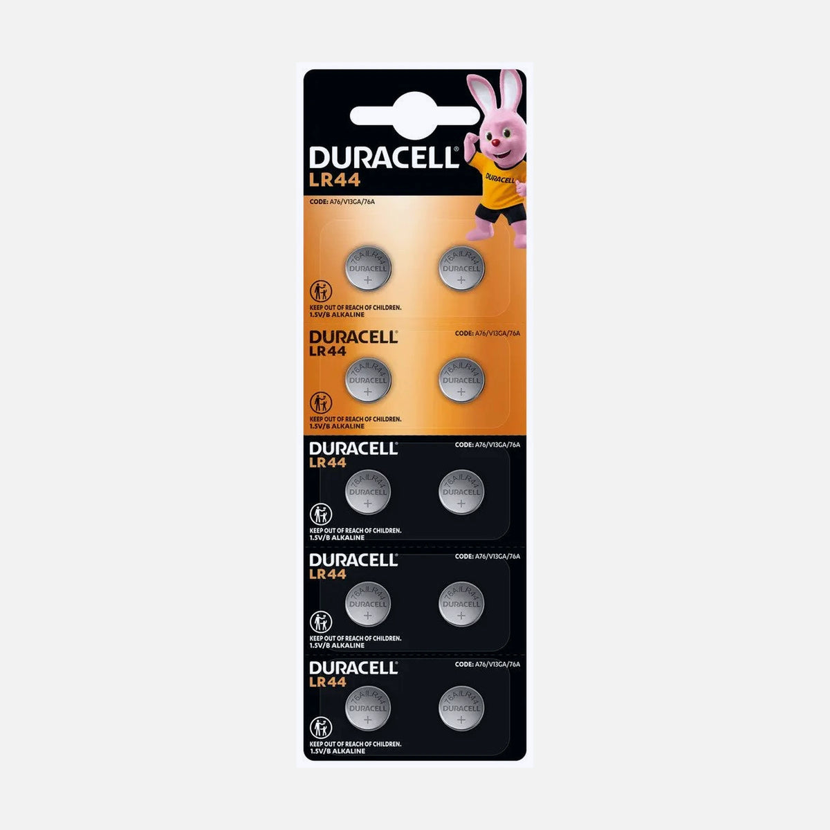 Duracell Alkaline Button Cell LR44 1.5 V — Duracell