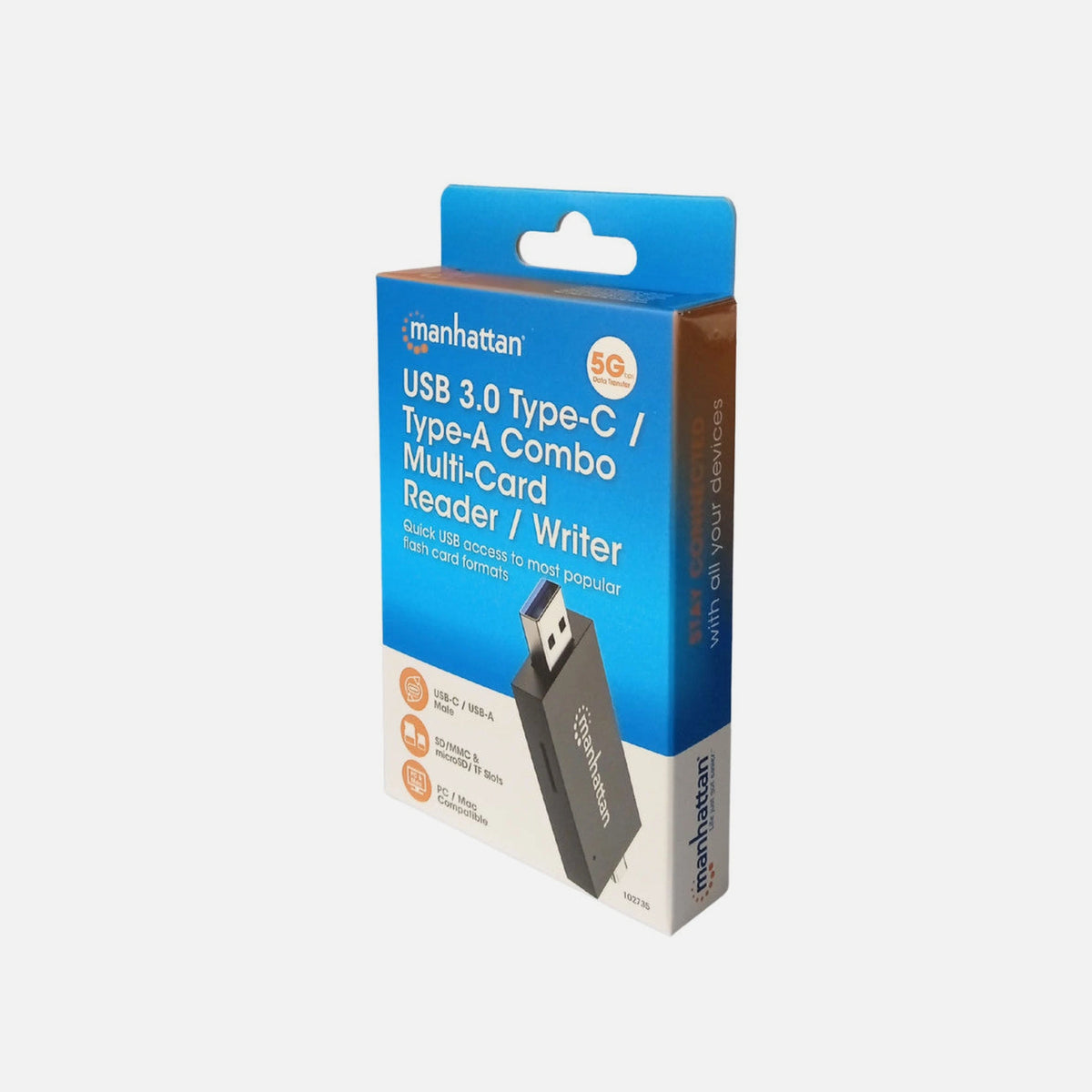 Manhattan IUSB-CARD-735 USB 3.0 Card Reader — Manhattan