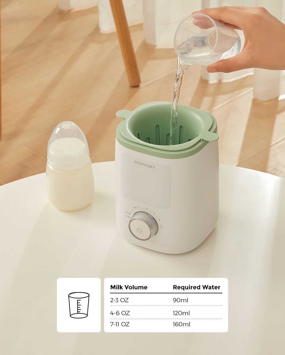 Momcozy Nutri Smart Analog Θερμαντήρας Μπιμπερό — Momcozy