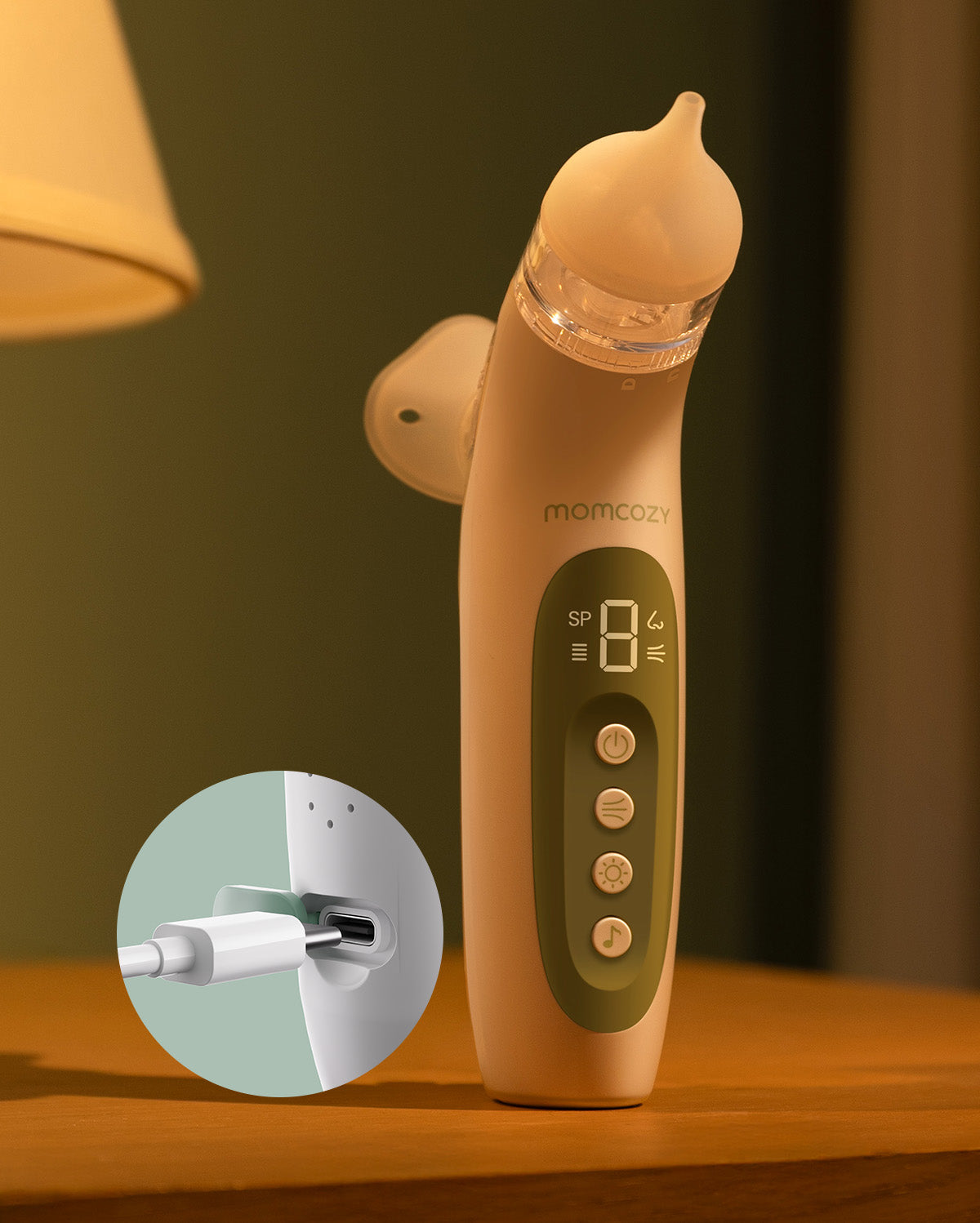 Momcozy BreezyClear Ηλεκτρικός Ρινικός Αποφρακτήρας 2-σε-1 — Momcozy