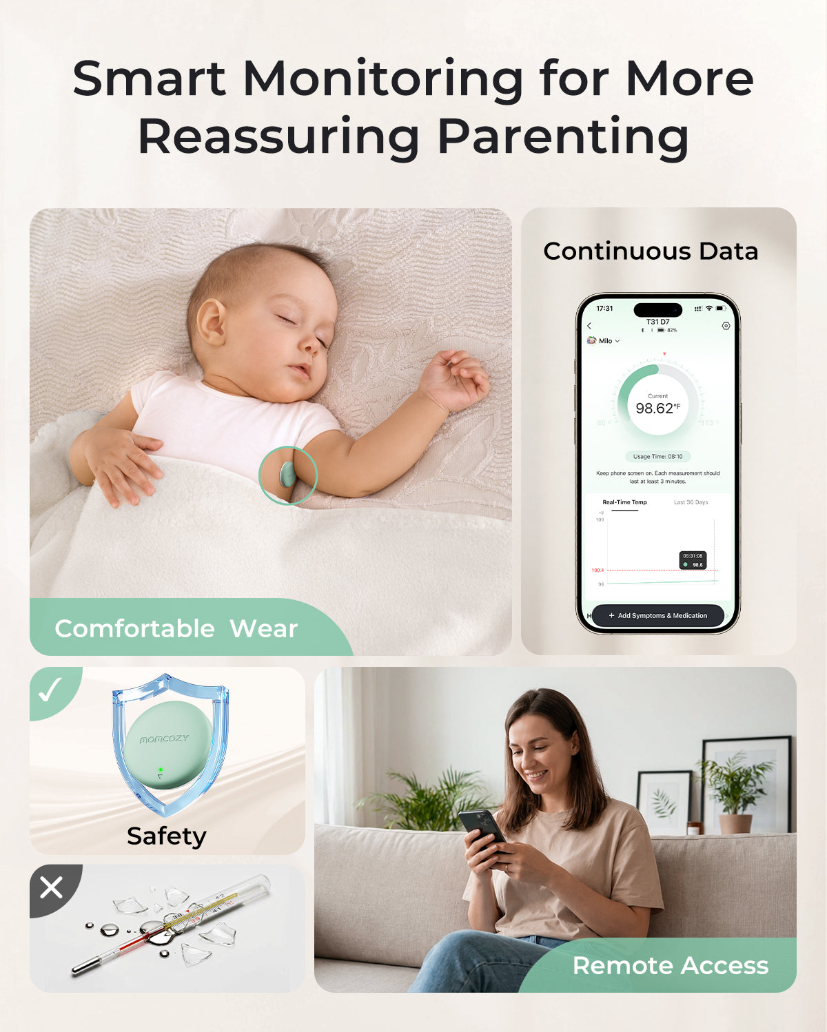 Momcozy Smart Baby Thermometer — Momcozy