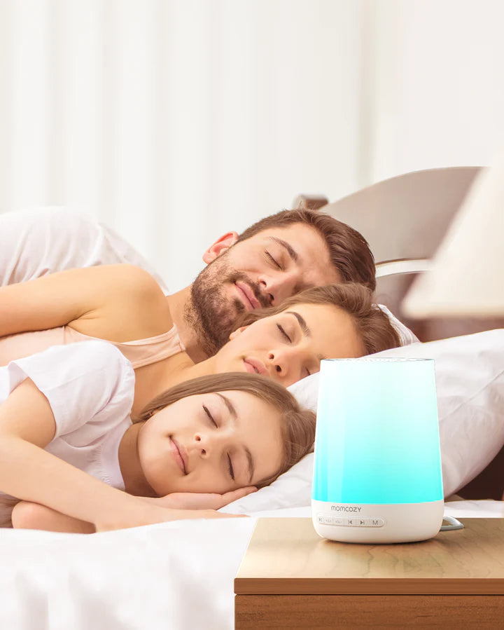 Momcozy Smart Baby Sound Machine – 34 Sounds, RGB Night Light & App Control