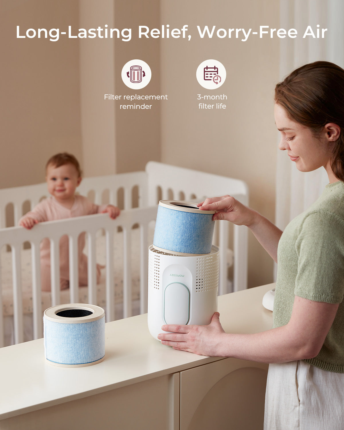Momcozy CozyBreath Baby Air Purifier — Momcozy
