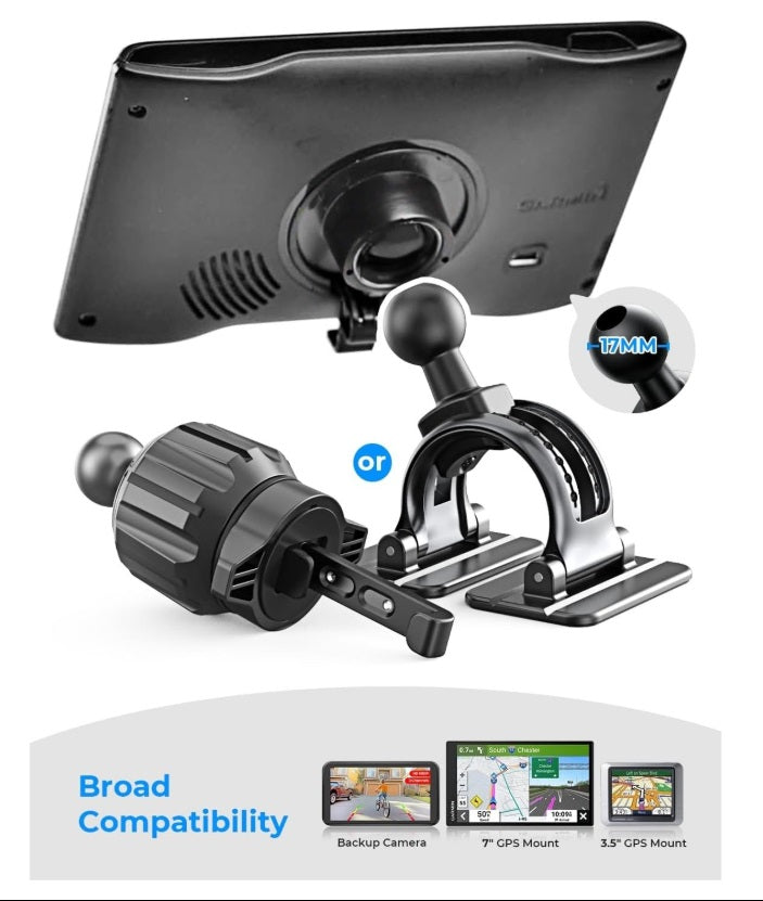 Lisen 2E7112 – MagSafe Car Mount, Air Vent & Dashboard, 360°, iPhone 12–17, Black