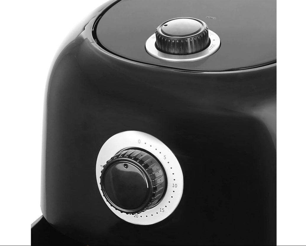 Emerio AF-125770 – Air Fryer 3L, 1450W, BPA-Free, 30-Min Timer, Cool-Touch, Black