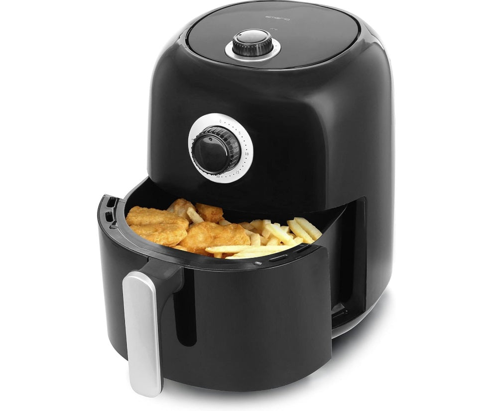 Emerio AF-125770 – Air Fryer 3L, 1450W, BPA-Free, 30-Min Timer, Cool-Touch, Black