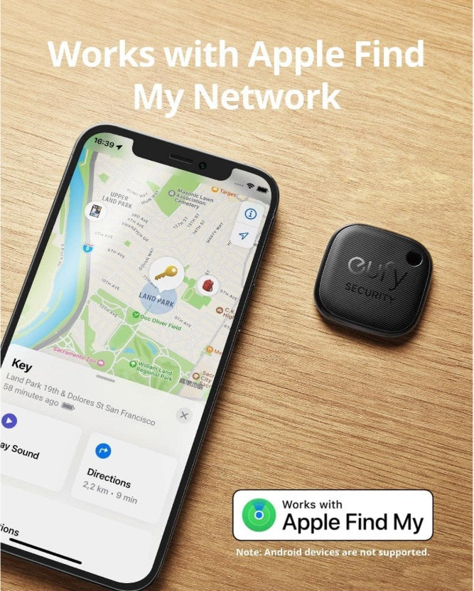 Anker Eufy SmartTrack Link – Bluetooth Tracker, Apple Find My, 2-Pack