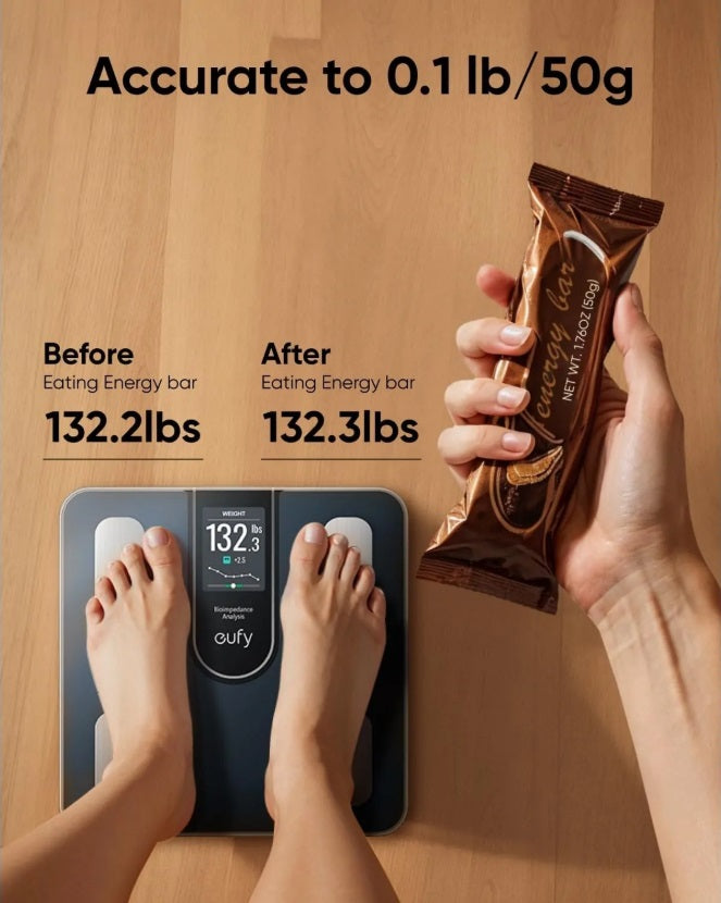 Anker Eufy C20 Smart Scale – 16 Body Metrics, TFT Display, Bluetooth