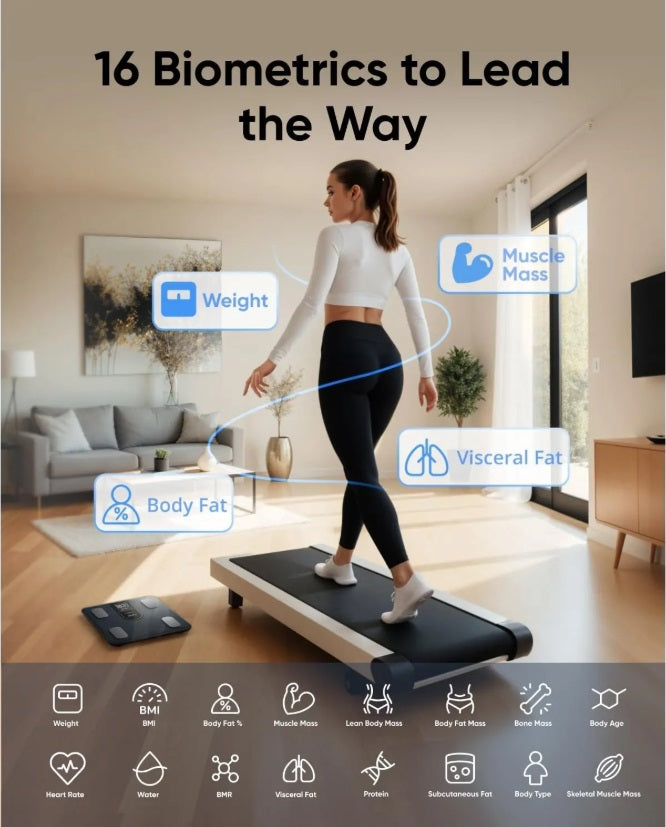 Anker Eufy C20 Smart Scale – 16 Body Metrics, TFT Display, Bluetooth