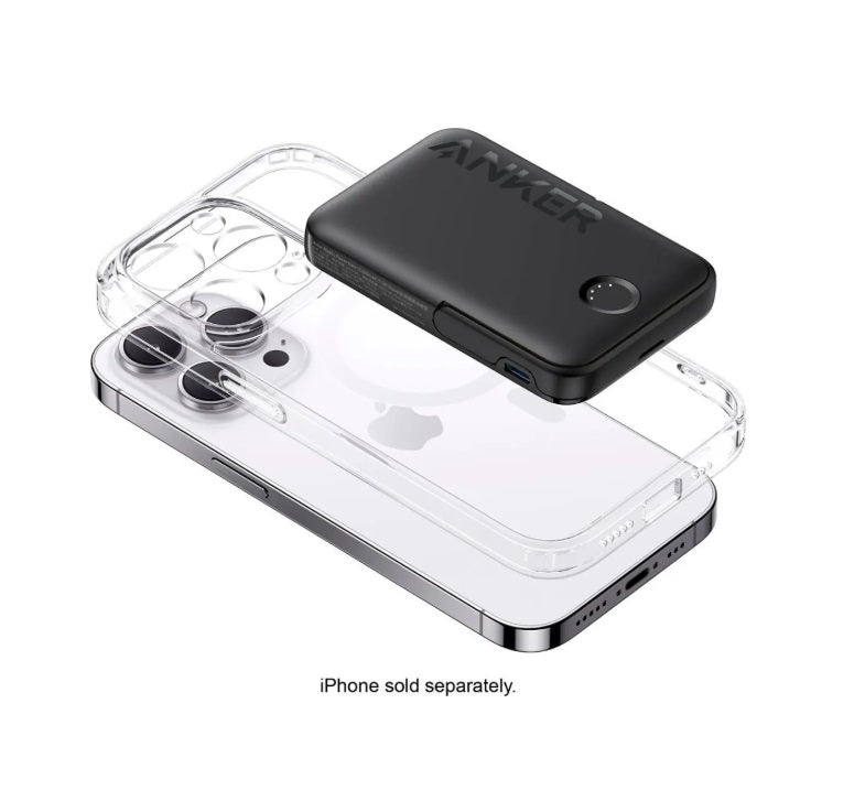 Anker MagGo 5K Magnetic Power Bank – 5000mAh, MagSafe, 7.5W Wireless