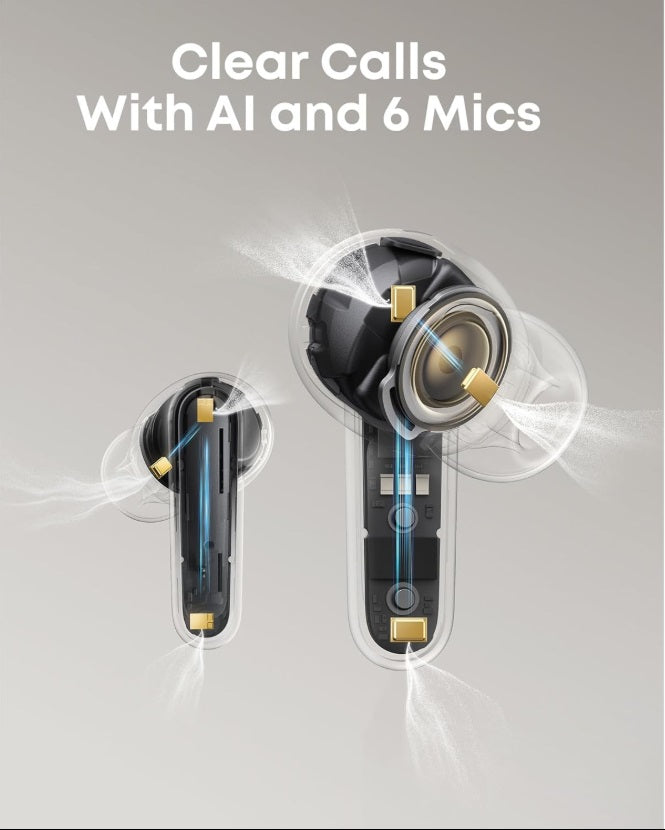Anker A3937G11 Soundcore P41i – BT5.3 TWS ANC In-Ear, 192h Total Battery, 3000mAh Case, Black
