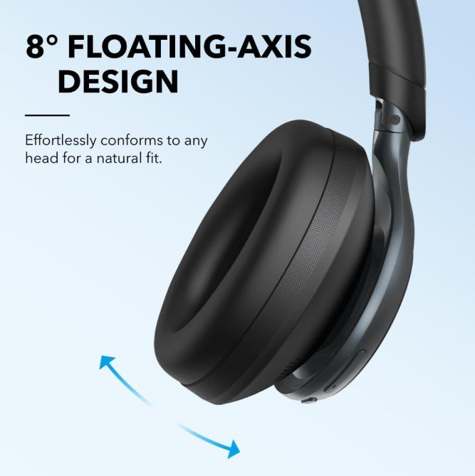 Anker A3035G11 Soundcore Space One – Over-Ear ANC Headphones, LDAC, Black
