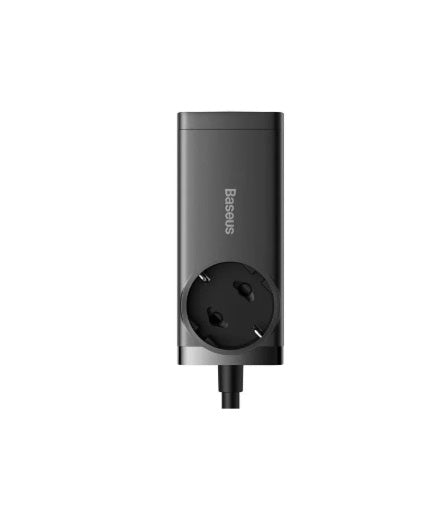 Baseus PSZM000901 GaN3 Pro Charging Station 65W – AC Outlet, 2×USB-C PD, 2×USB-A, Black