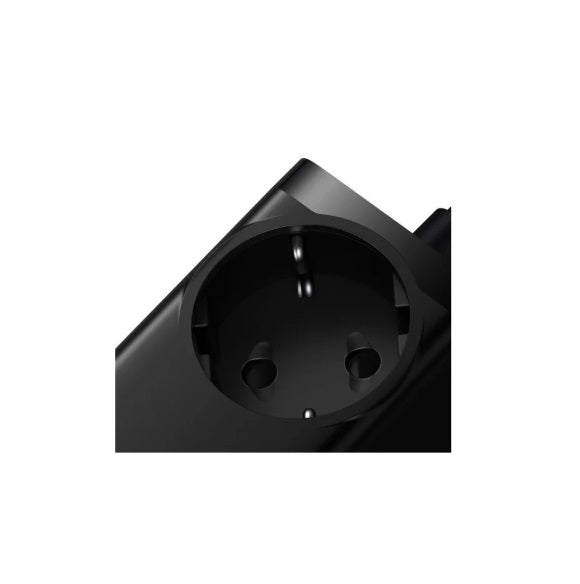 Baseus PSZM000901 GaN3 Pro Charging Station 65W – AC Outlet, 2×USB-C PD, 2×USB-A, Black