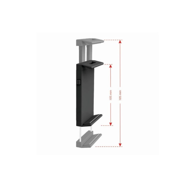 Swissten 65010505 S-GRIP T1-HK Car Phone & Tablet Mount – 3.5"-10.5", Adjustable Hooks, Black