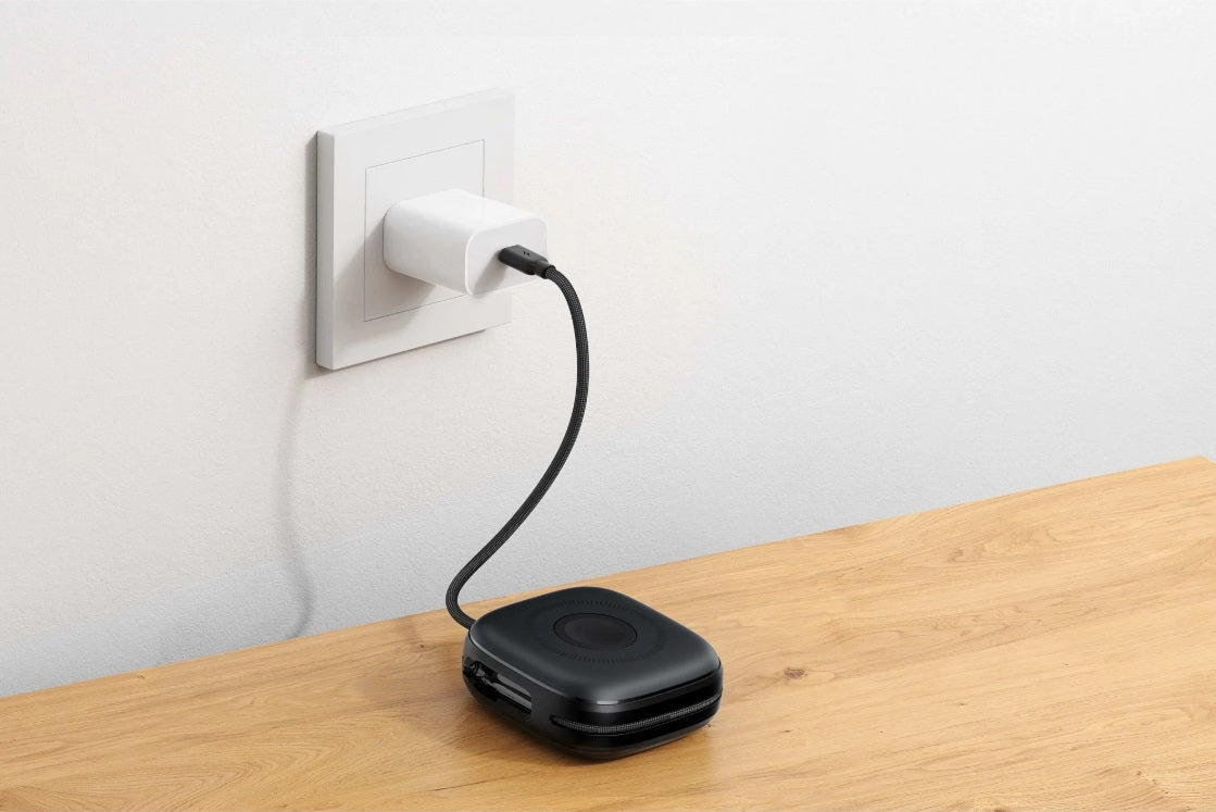 Swissten 22013935 Voltbox MagGo Power Bank – 10,000mAh, Qi2 15W MagSafe & Apple Watch + 2 Built-in Cables