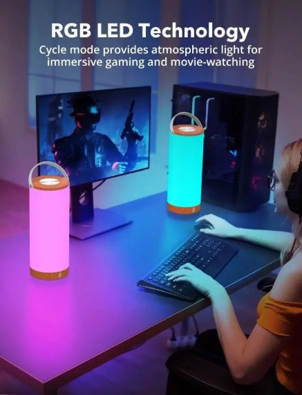 TaoTronics TT-DL23 Pro RGB Night Light – 5W, 4000mAh, Rechargeable, Touch, 110h Autonomy