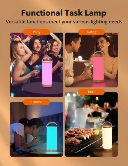TaoTronics TT-DL23 Pro RGB Night Light – 5W, 4000mAh, Rechargeable, Touch, 110h Autonomy