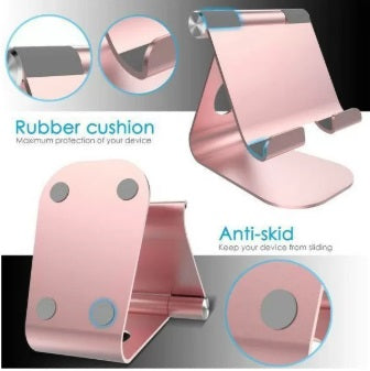 Lamicall LCRG S1 Tablet Stand – Adjustable 270°, 5"-13", Aluminum, Rose Gold