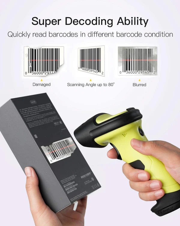 Inateck BCST-60 Ασύρματος Σαρωτής Barcode – 2,4 GHz, 35 μ, 2600 mAh & 220/s