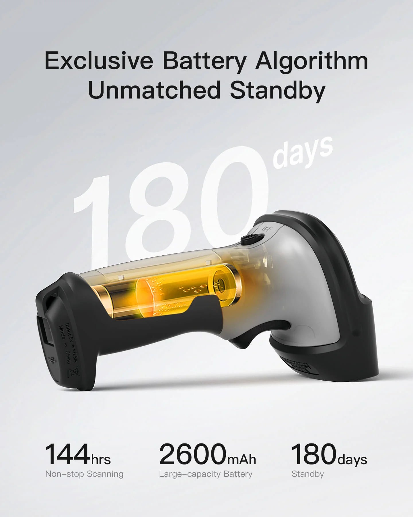 Inateck BCST-70 Bluetooth Laser Σαρωτής Barcode – 35 μ, 2600 mAh & 220/s