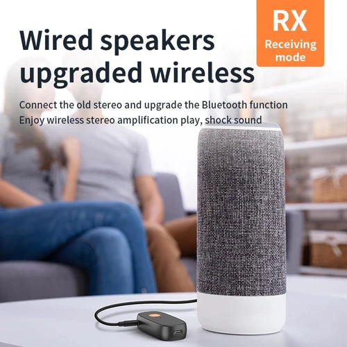 NÖRDIC 2-σε-1 Δέκτης & Πομπός Bluetooth 5.3 – AUX 3,5mm & Φόρτιση USB-C