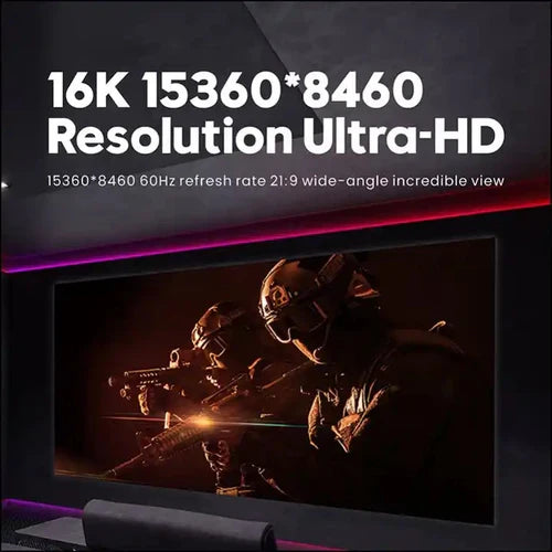 Καλώδιο DisplayPort 2.1 3μ. NÖRDIC – 80 Gbps, 16K@60Hz, 8K@60Hz & HDR με FreeSync/G-SYNC