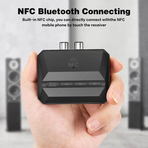 Δέκτης Ήχου Bluetooth 5.3 NÖRDIC – RCA & AUX 3,5mm, NFC Pairing & Αναπαραγωγή microSD