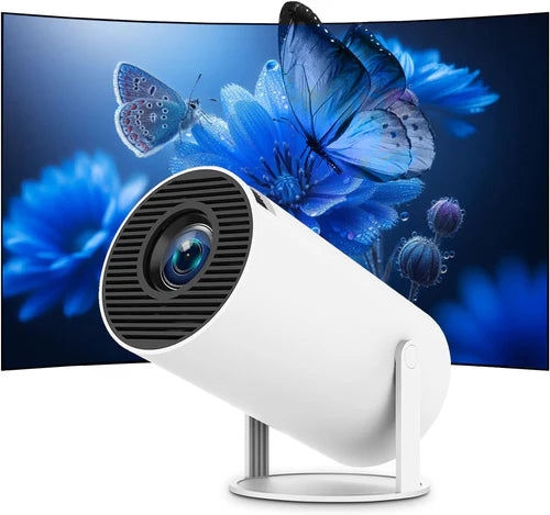 NÖRDIC Mini Portable Projector – 720p HD, Android 11, Wi-Fi 6 & Bluetooth 5.0
