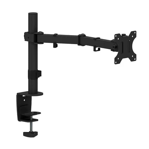 NÖRDIC AM3-21 Single Monitor Desk Mount – VESA 75×75 & 100×100, ±45° Tilt & ±90° Rotate