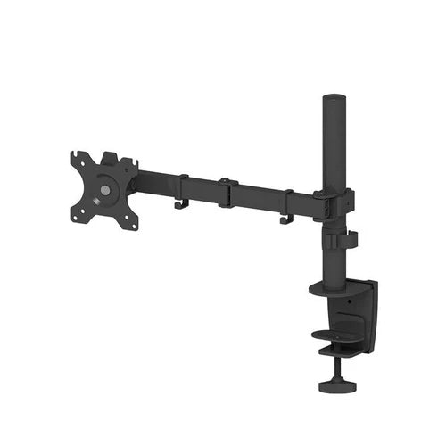 NÖRDIC AM3-21 Single Monitor Desk Mount – VESA 75×75 & 100×100, ±45° Tilt & ±90° Rotate