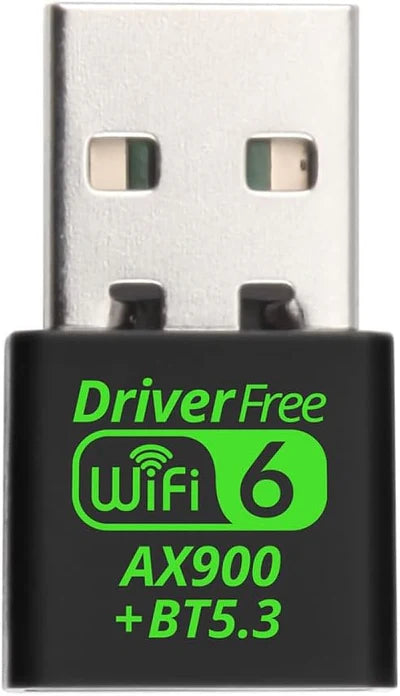 NÖRDIC USB 2.0 Wi-Fi 6 + Bluetooth 5.3 Dual-Band Adapter – 600 Mbps, 2.4 & 5 GHz
