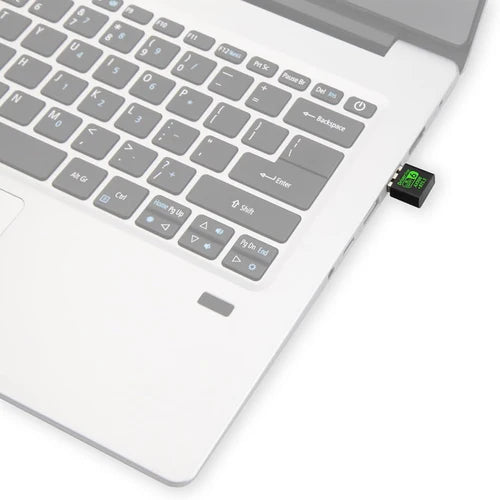 NÖRDIC USB 2.0 Wi-Fi 6 + Bluetooth 5.3 Dual-Band Adapter – 600 Mbps, 2.4 & 5 GHz