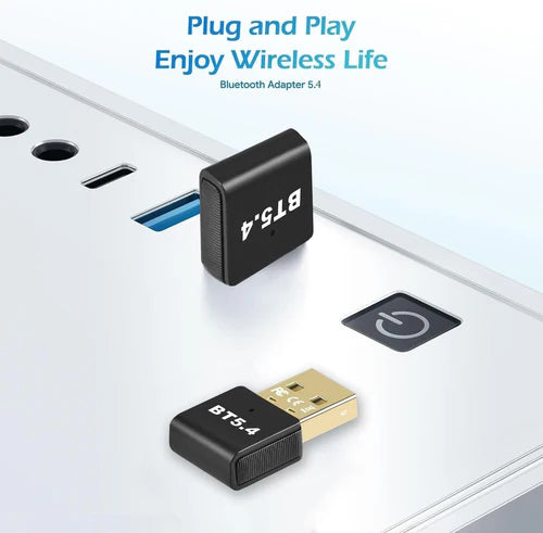 Dongle Bluetooth 5.4 USB-A NÖRDIC – Ασύρματος Αντάπτορας Plug & Play για PC, Mac & Linux