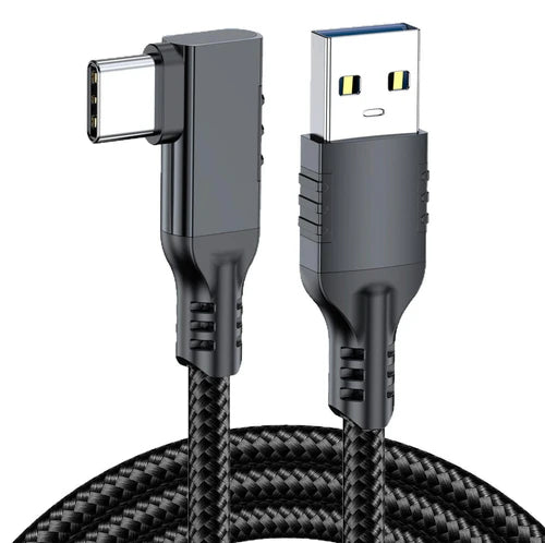 NÖRDIC USBC-VR5M VR Link Cable 5 m – USB-C to USB-A, USB 3.2 Gen1 5 Gbps & 3 A Charge