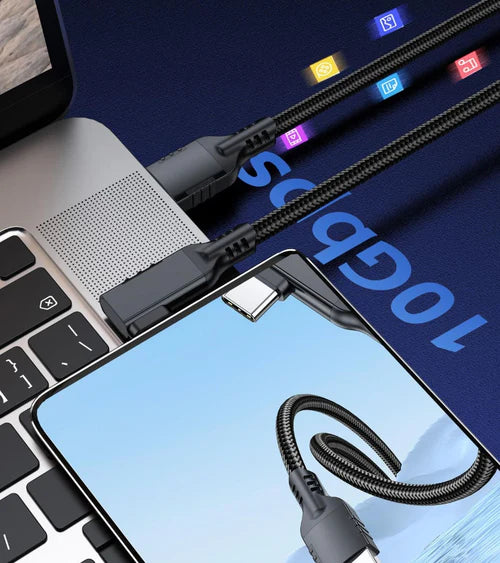 NÖRDIC USBC-VR5M VR Link Cable 5 m – USB-C to USB-A, USB 3.2 Gen1 5 Gbps & 3 A Charge