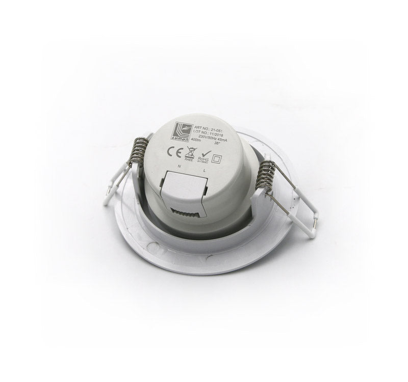AD Σποτ Ψευδοροφής LED 7 W Slim D90 Λευκό – 3000 K, 560 lm & Γωνία 38°