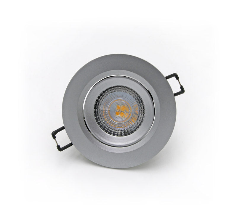 AD Σποτ Ψευδοροφής LED 7 W Slim D90 Ασημί – 3000 K, 560 lm & Γωνία 38°
