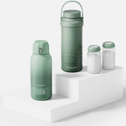 Momcozy Portable Bottle Warmer + Breast Milk Cooler On-the-Go Bundle — Momcozy bundle on light grey background