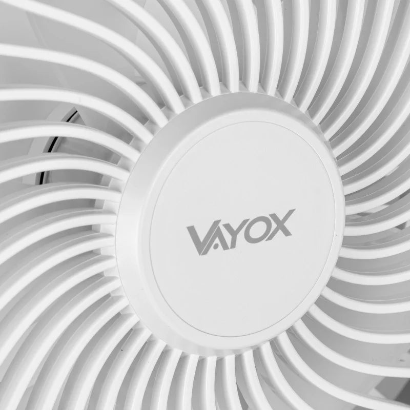 Desk Fan with Battery and 48xSMD Light White VA0338W VAYOX - view 12