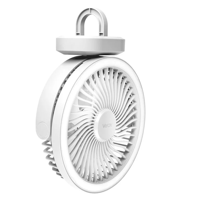 Desk Fan with Battery and 48xSMD Light White VA0338W VAYOX - view 4