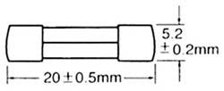 Ασφάλεια Γυάλινη 5×20 mm 3.5 A SXG S1018 – Ταχείας Τήξης, Υπερέντασης & Σετ 10 τμχ