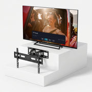 Τηλεόραση TELE System TS40FLFHDSMV13 40" + Δωρεάν Βάση Τοίχου Manhattan Full-Motion — τηλεόραση και βάση τοίχου σε ανοιχτό γκρι φόντο